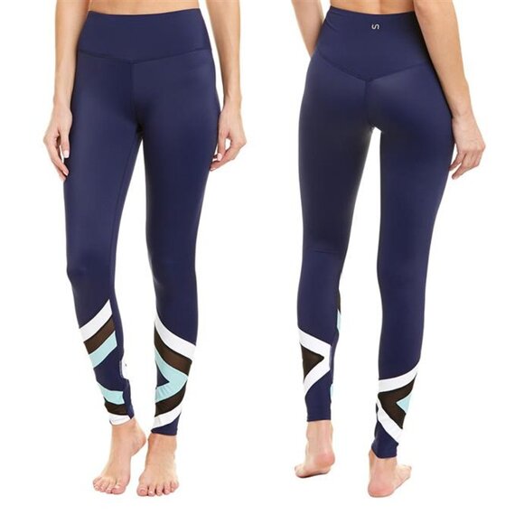 URBAN SAVAGE Color Block Diamond Legging + Bra Set / NWT - Picture 4 of 16